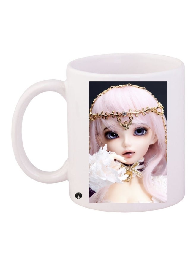 BP Printed Coffee Mug White/Pink/Black