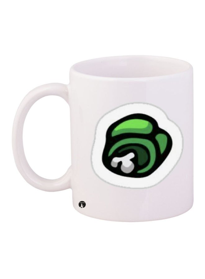 BP Printed Coffee Mug White/Green