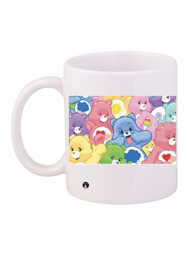 BP Printed Coffee Mug White/Blue/Yellow