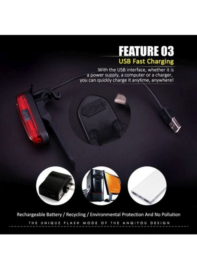 Beauenty Waterproof LED Rechargeable Bicycle Light  - Image 5