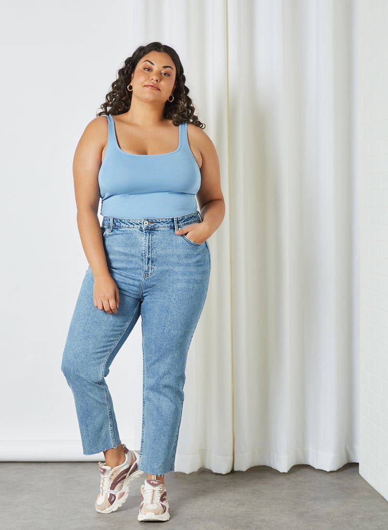 Curve Plain Tank Top Allure