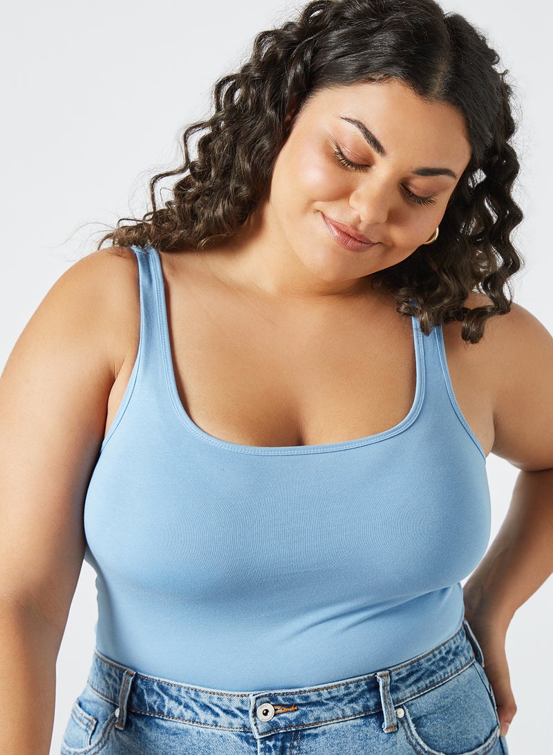 Curve Plain Tank Top Allure