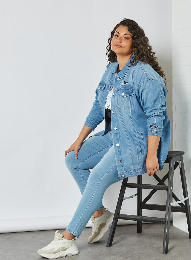 VERO MODA - Curve Tanya Jeans Blue - Image 1