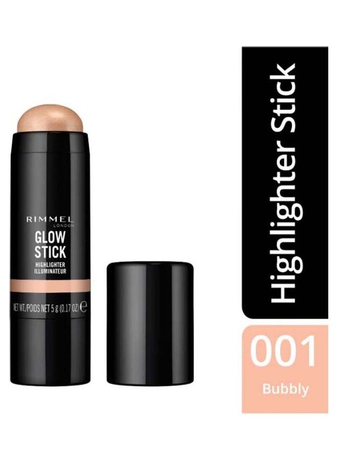 RIMMEL LONDON - Glow Stick Highlighter 001 Bubbly - Image 1