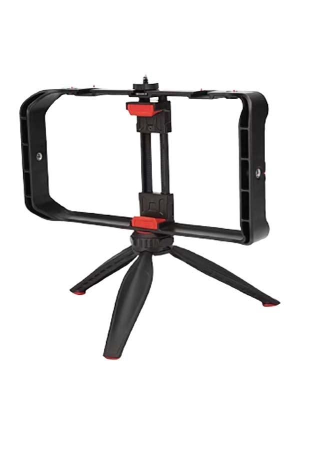 Generic - Tripod Handler Vlogger Selfie Youtuber Podcase Kit Black - Image 1