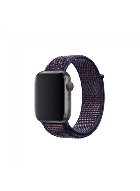 Sport Nylon Loop Band For Apple Watch 38mm 40mm 41mm Indigo