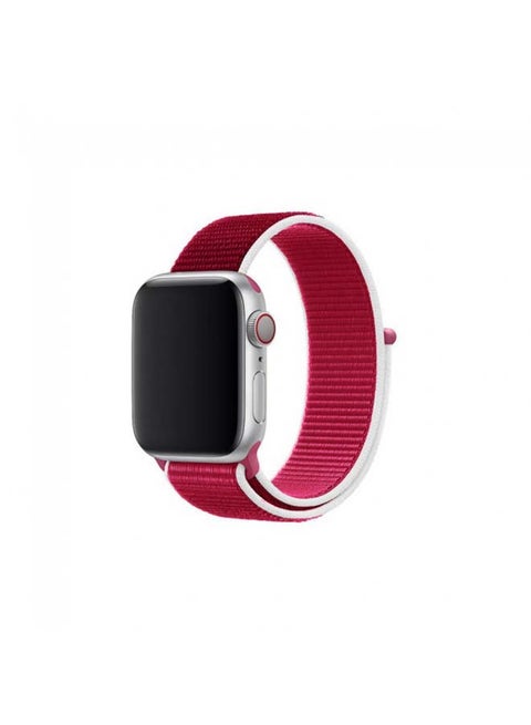 Sport Nylon Loop Band For Apple Watch 38mm 40mm 41mm Rose