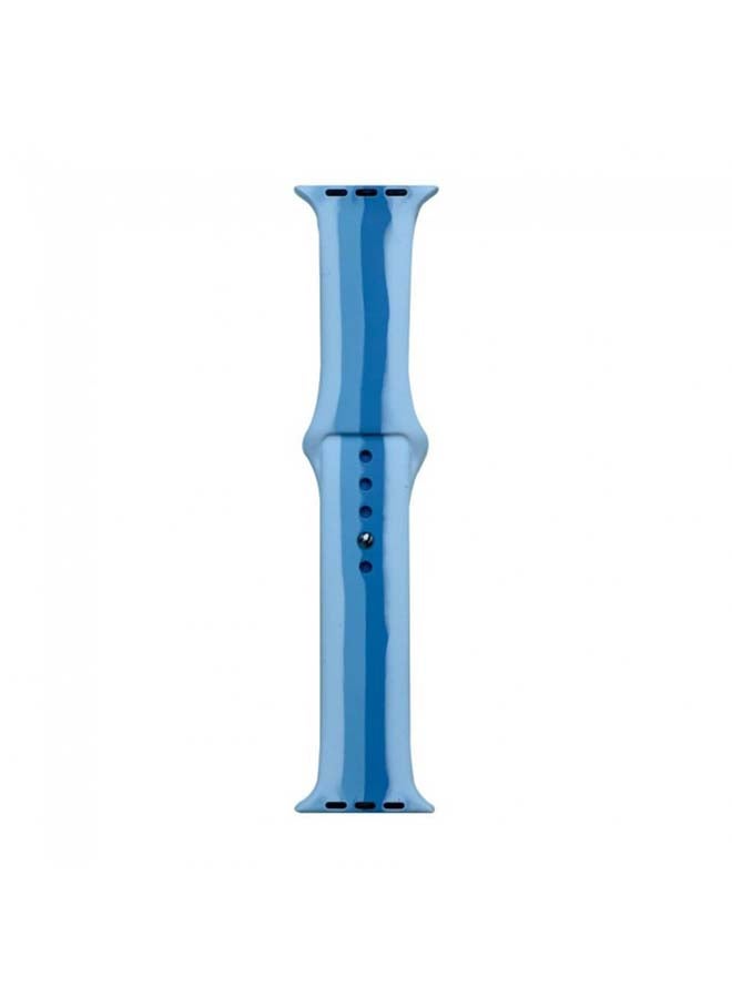 Generic - Replacement Silicone Band For Apple Watch blue - Image 1
