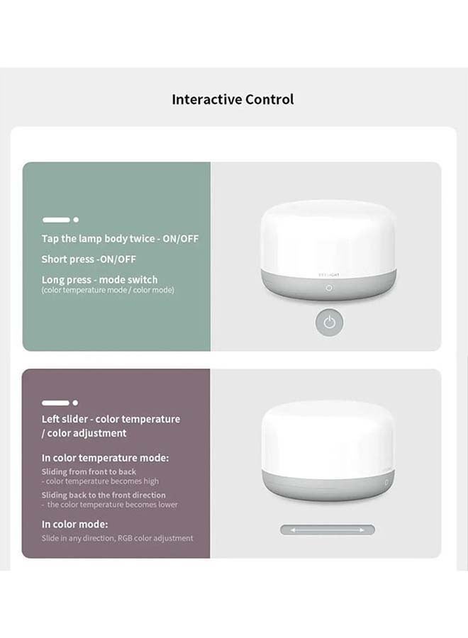 Xiaomi - Yeelight LED Bedside Lamp D2 Smart Table Light White - Image 1