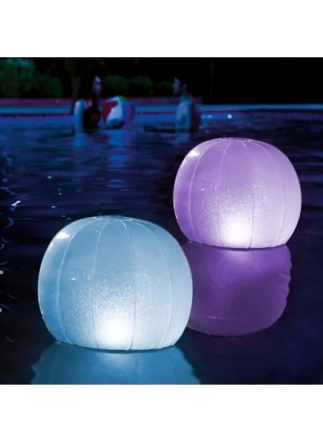 انتكس Inflatable Floating Led Ball Pool Toys 23x22cm