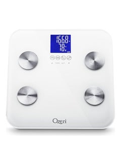 Ozeri Auto Recognition And Infant Tare Technology Total Body Bath Scale White 12.2inch  - Image 1