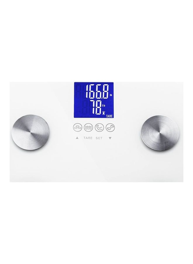 Ozeri - Auto Recognition And Infant Tare Technology Total Body Bath Scale White 12.2inch - Image 1