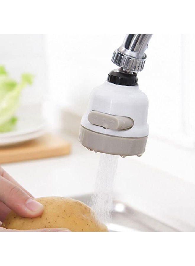 Head Nozzle Sprayer White/Silver 6x5x9cm - Image 1