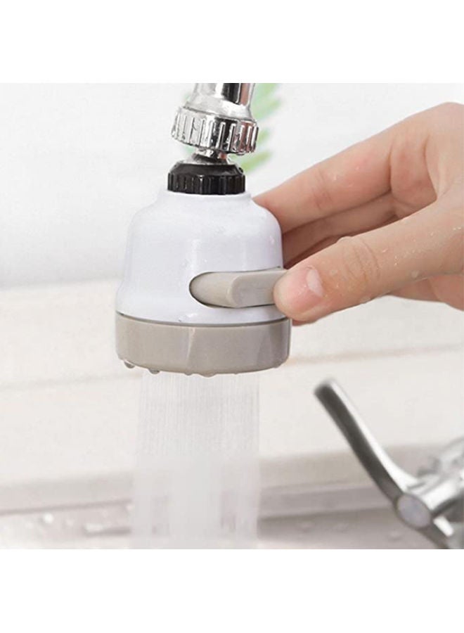 Head Nozzle Sprayer White/Silver 6x5x9cm - Image 2