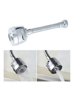 Generic 360 Degree Rotating Faucet Sprayer Silver 18.6x10.8x5.5cm  - Image 3
