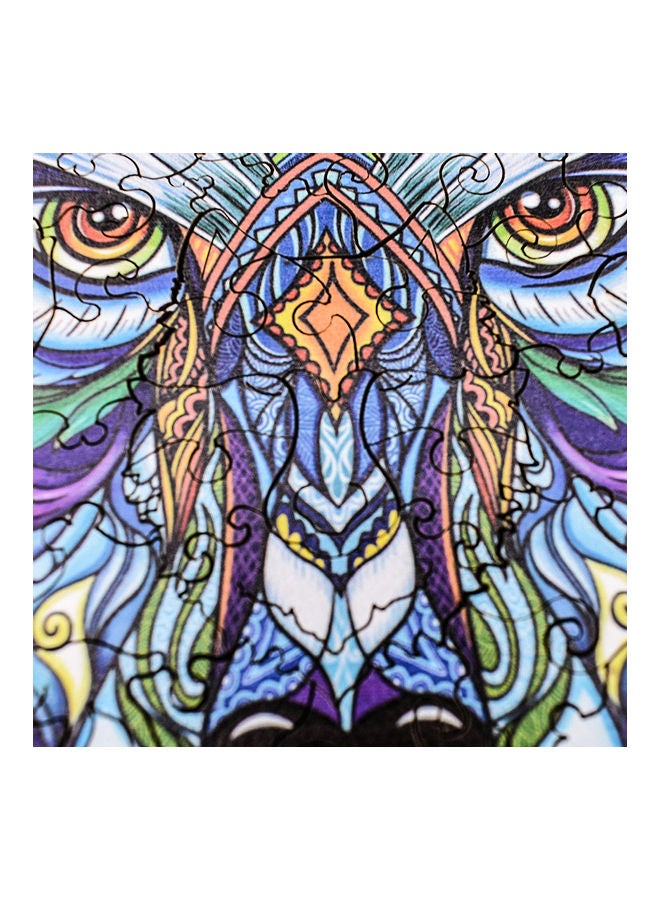 أحجية تركيب صور من الخشب بتصميم ذئب متغير مكونة من 150 قطعة 29x21x0.5سم - Image 3