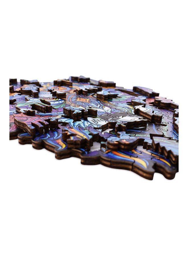 أحجية تركيب صور من الخشب بتصميم ذئب متغير مكونة من 150 قطعة 29x21x0.5سم - Image 5