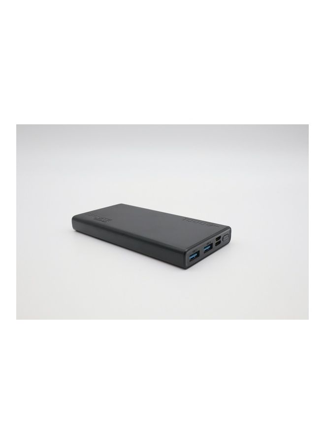 بروميت - باور بنك ذكي وصغير الحجم للشحن مزود بمنفذ USB مزدوج 10000.0 mAh أسود - Image 1