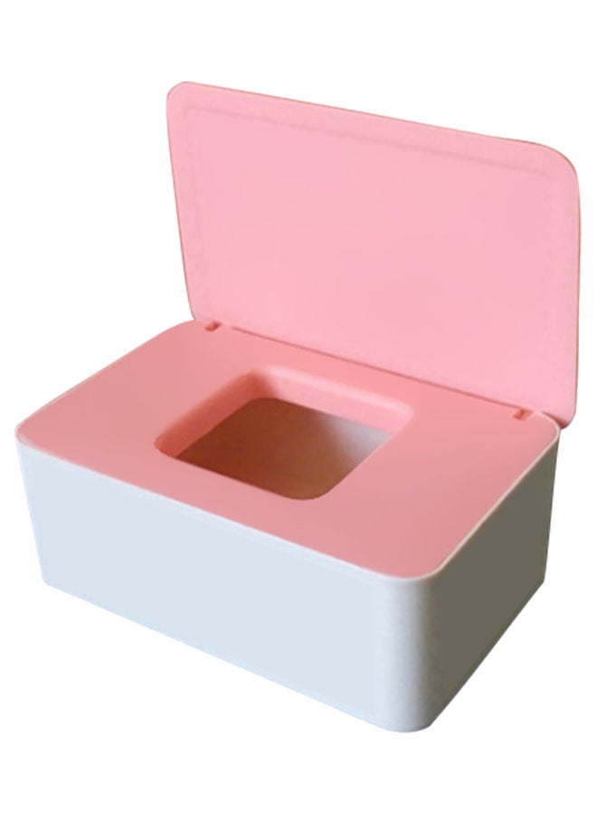 Disposable Mask Storage Box White/Pink 18.80x7.30x12.50cm  - Image 1