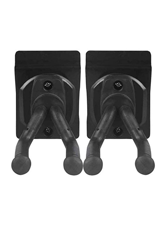 Mike Music 2-Piece Wall Mounted Guitar Hanger Set - Image 1