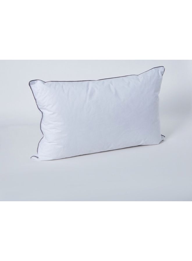 Home Box Luxury Down Alternative Filled Cushion Cotton White 40 x 65cm  - Image 4
