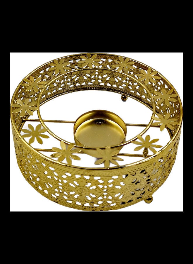 Circular Heating Base For Jug Gold 15 x 15 x 5cm - Image 1