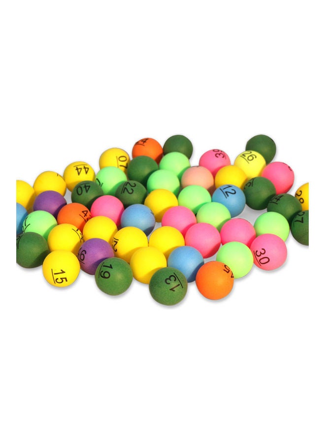 Generic 50-Piece Table Tennis Ball 23x13x16cm  - Image 1