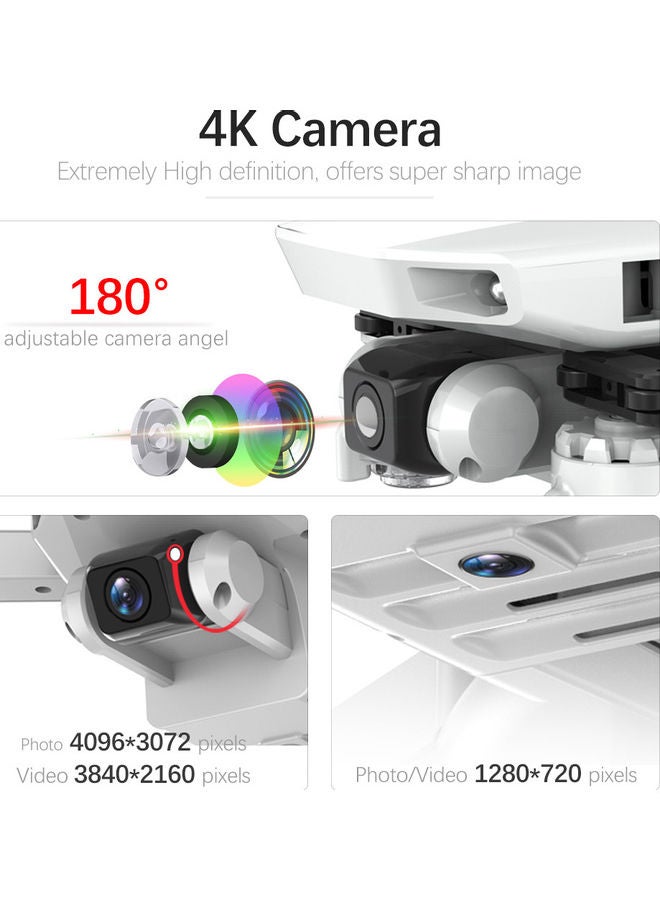 طائرة درون بجهاز تحكم عن بعد مع كاميرا بدقة 4K