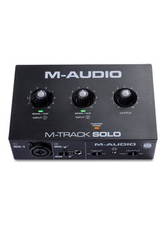 M-Track Solo USB Audio Interface With XLR, Line And DI Inputs MTRACK SOLO II black