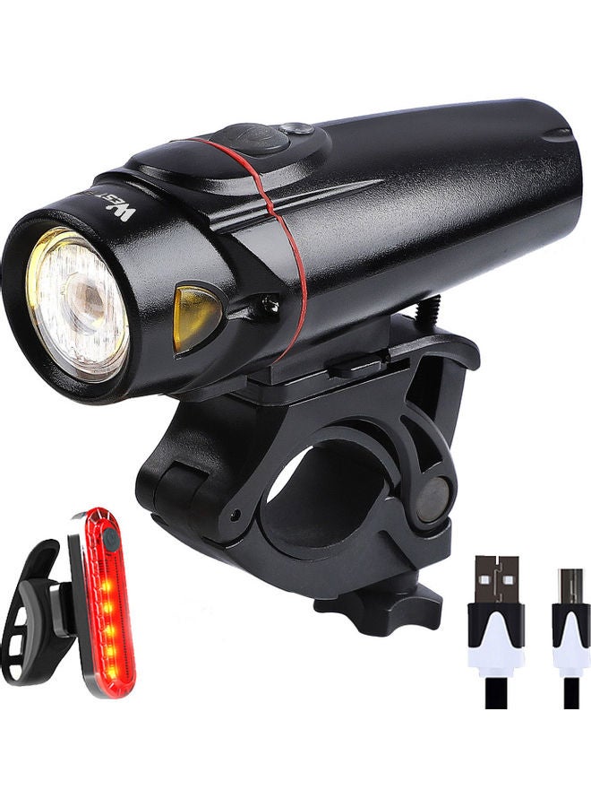 مصباح حثّي قابل للشحن بمنفذ USB للدراجة 15x13سم - Image 1