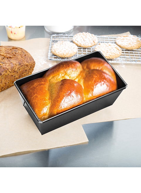 Non-Stick Loaf Tin Bread Pan black 20cm