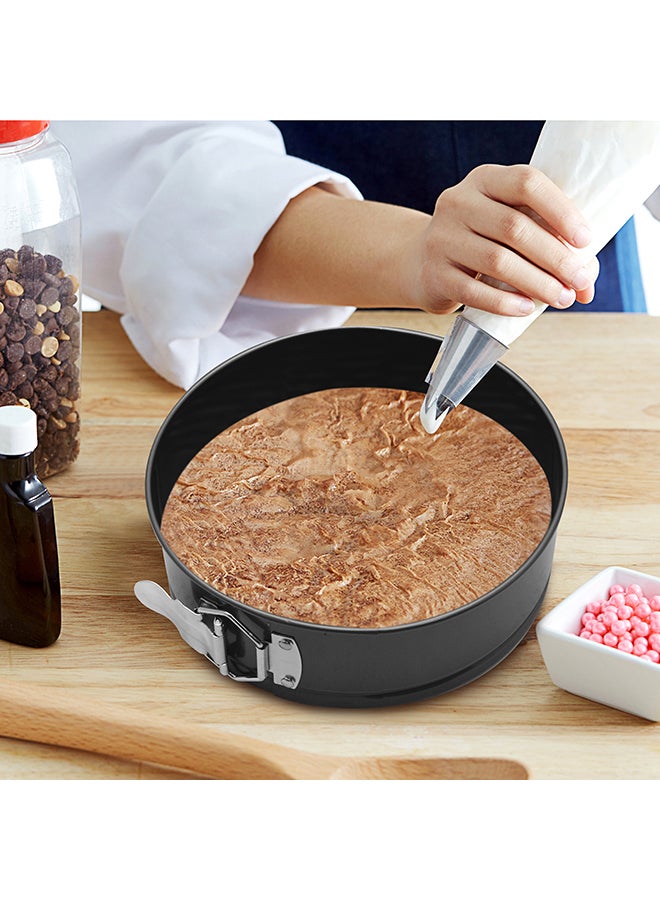 Round Clip Baking Pan Grey 24cm