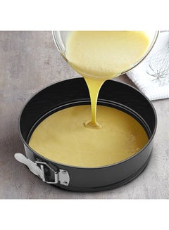 Non-Stick Round Clip Baking Pan black 28cm
