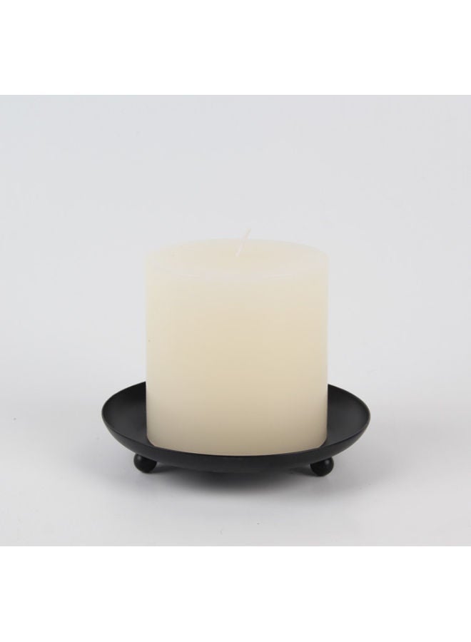 QiaoKai Incense Candle Tray Black 11.2cm  - Image 2
