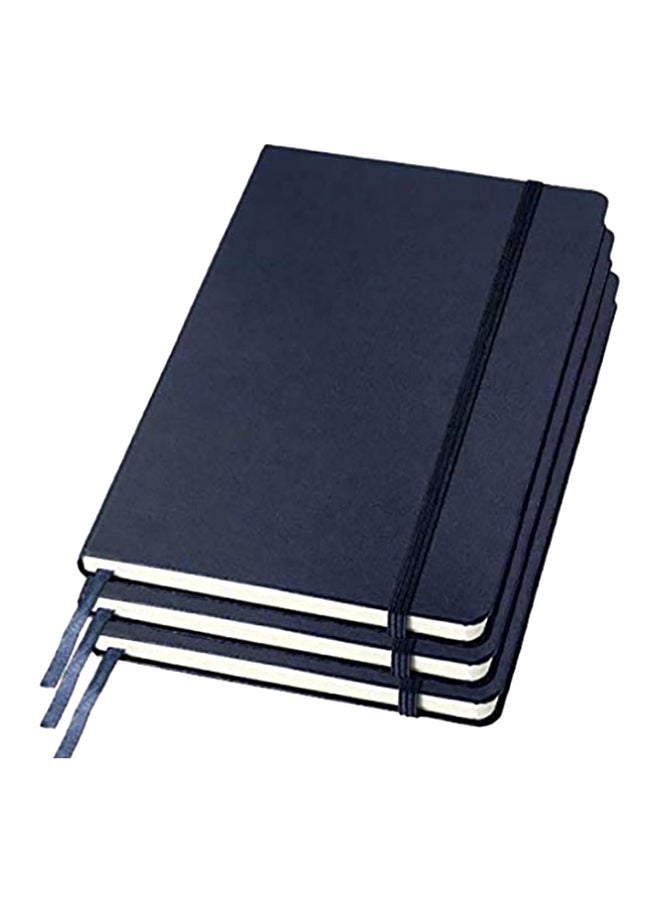 SANTHOME Pack Of 3 Classic Lined Notebook Blue  - Image 1