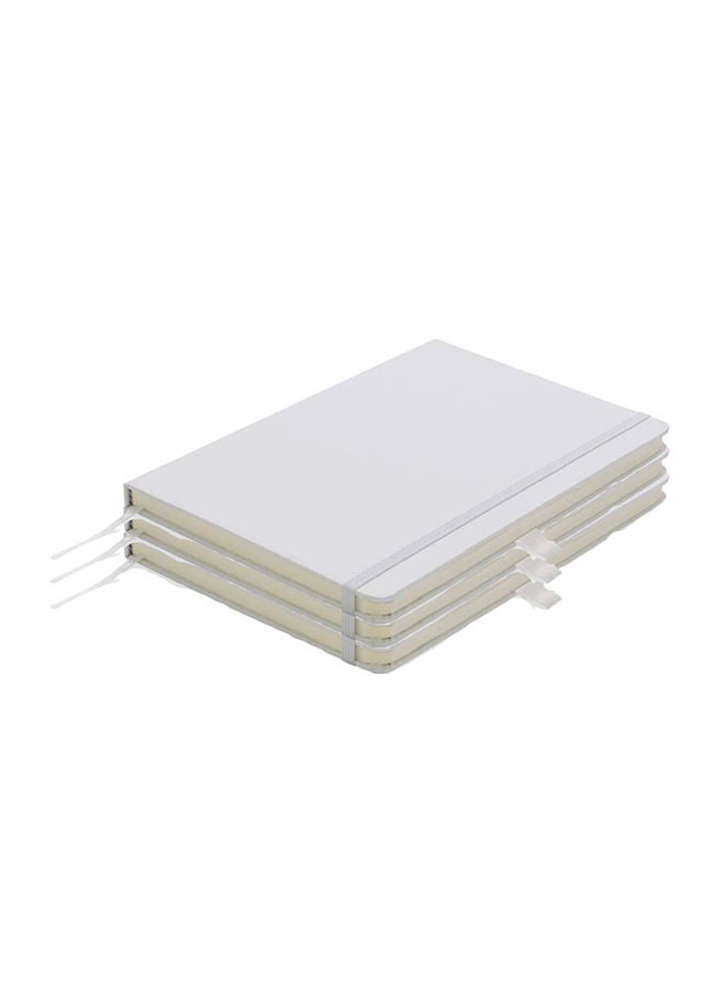 SANTHOME Pack Of 3 Classic Lined Notebook White  - Image 1