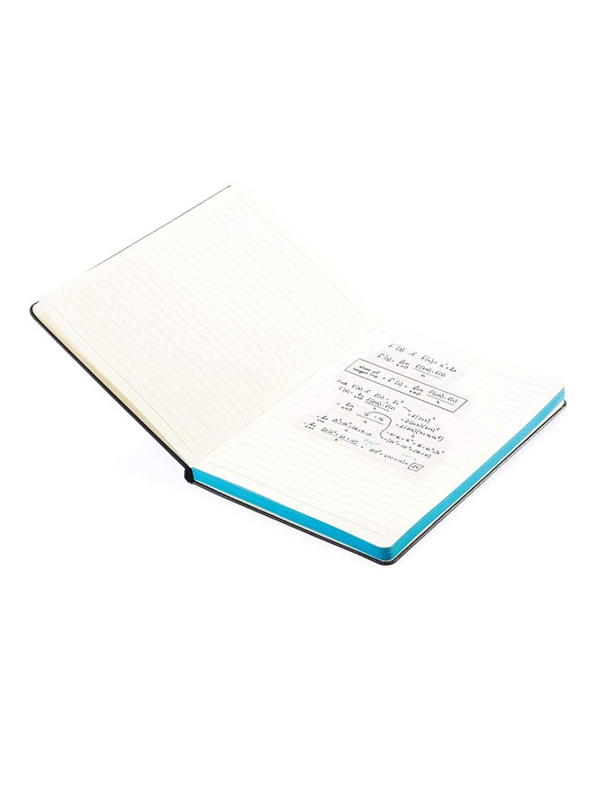 SANTHOME Pack Of 3 Classic Lined Notebook Black/Blue - Image 5