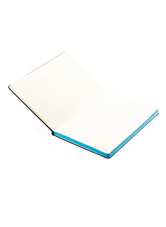 SANTHOME Pack Of 5 Classic Lined Notebook Black/Blue  - Image 4