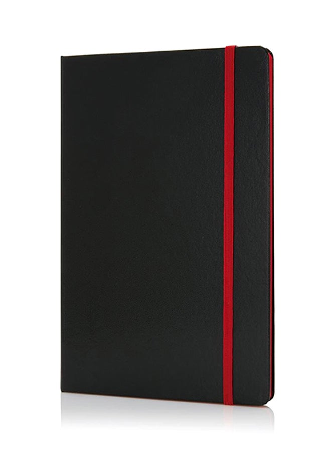 SANTHOME Pack Of 3 Classic Lined Notebook Black/Red  - Image 2