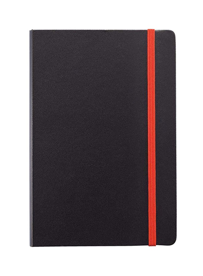 SANTHOME Pack Of 5 Classic Lined Notebook Black/Orange - Image 2