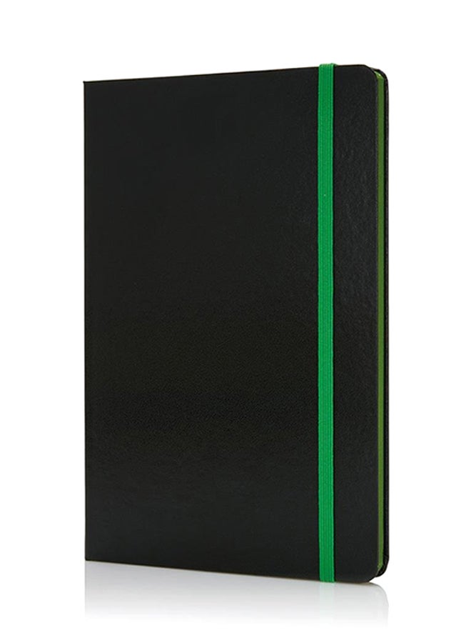 SANTHOME Pack Of 5 Classic Lined Notebook Black/Green  - Image 2
