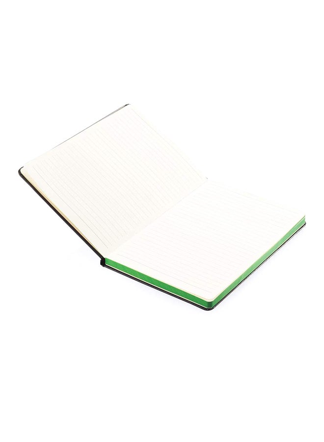 SANTHOME Pack Of 5 Classic Lined Notebook Black/Green  - Image 4