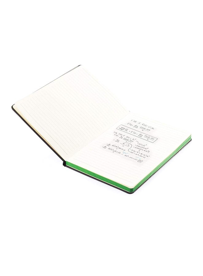 SANTHOME Pack Of 5 Classic Lined Notebook Black/Green  - Image 5