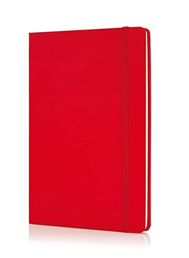 SANTHOME Pack Of 3 A5 Classic Lined Notebook - 192 Pages (Each) Red - Image 3