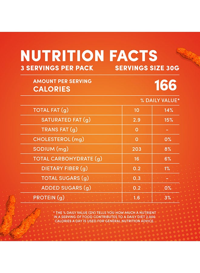 Cheetos Crunchy Flaming Hot 115grams - Image 2