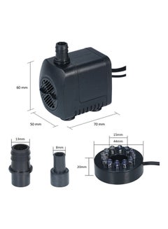 Generic Pool Water Fountain Pump Black 11.8 x 9.5 x 6.8cm  - Image 2