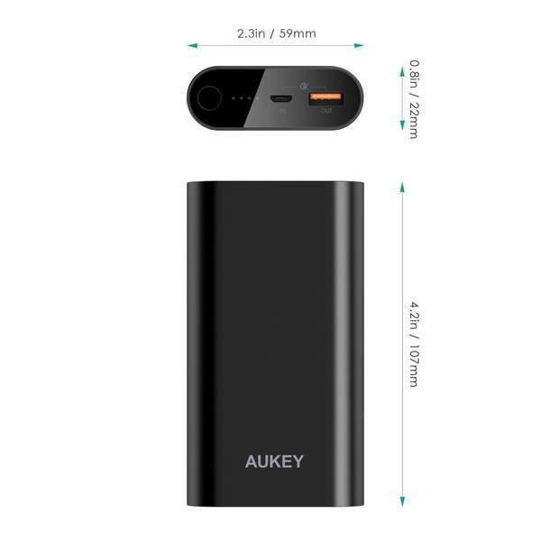 Aukey Power Bank Black - Image 4