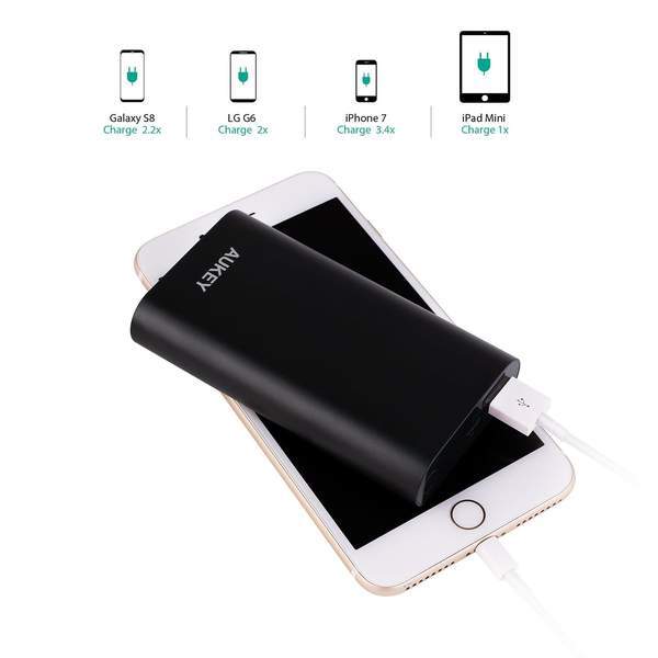 Aukey Power Bank Black - Image 5