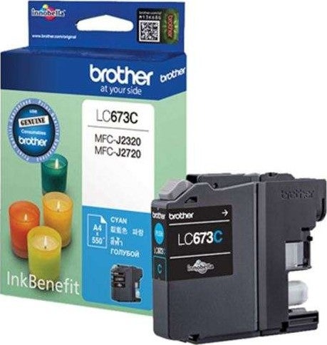 brother LC673  Ink Cartridge Cyan - Image 2