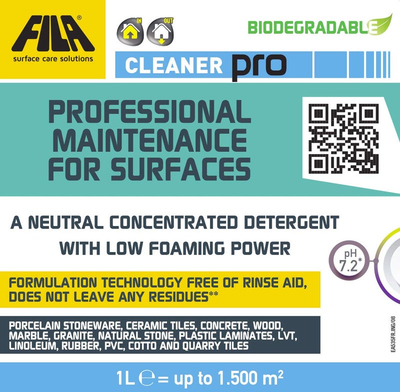Concentrated Neutral Floor Cleaner Clear 1Liters